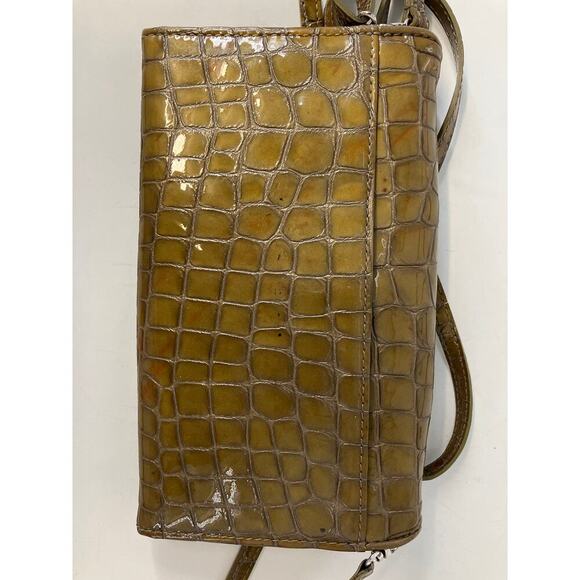 BRIGHTON, SMALL EMBOSSED ANIMAL PATTON LEATHER CROSSBODY BAG - Picture 4 of 16